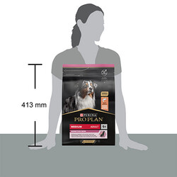 Pro Plan Medium Sensitive Skin Adult Somonlu Orta Irk Yetişkin Köpek Maması 3 Kg - Thumbnail