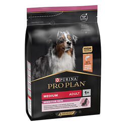 Pro Plan Medium Sensitive Skin Adult Somonlu Orta Irk Yetişkin Köpek Maması 3 Kg - Thumbnail