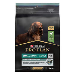 Pro Plan Small & Mini Adult Sensitive Digestion Kuzulu Küçük Irk Yetişkin Köpek Maması 3 Kg - Thumbnail