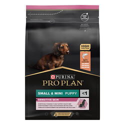Pro Plan - Pro Plan Small & Mini Puppy Sensitive Skin Somonlu Küçük Irk Yavru Köpek Maması 3 Kg 