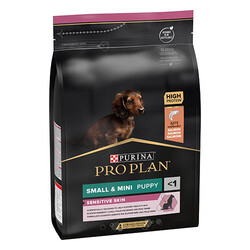 Pro Plan Small & Mini Puppy Sensitive Skin Somonlu Küçük Irk Yavru Köpek Maması 3 Kg - Thumbnail