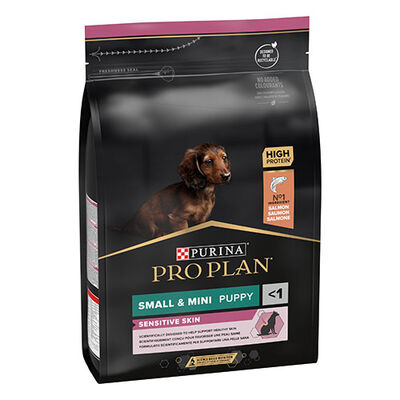 Pro Plan Small & Mini Puppy Sensitive Skin Somonlu Küçük Irk Yavru Köpek Maması 3 Kg 