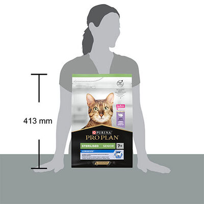 Pro Plan Sterilised Senior Hindili 7+ Yaşlı Kedi Maması 3 Kg 