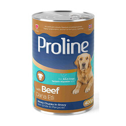 Proline - Proline Dana Etli Gravy Yetişkin Köpek Konservesi 12 Adet 400 Gr 