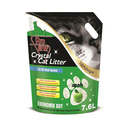Proline - Proline Elma Aromalı Kristal Kedi Kumu 7,6 Lt 