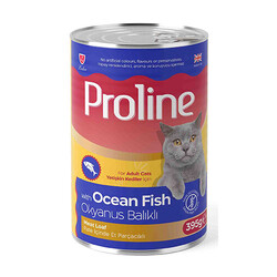 Proline - Proline Okyanus Balıklı Pate Yetişkin Kedi Konservesi 12 Adet 395 Gr 