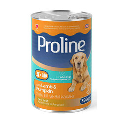 Proline - Proline Parça Kuzu Etli ve Bal Kabaklı Pate Yetişkin Köpek Konservesi 12 Adet 395 Gr 