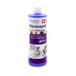 Purele - Purele Dermapet Kahverengi Tüy Kedi ve Köpek Şampuanı 450 ml 