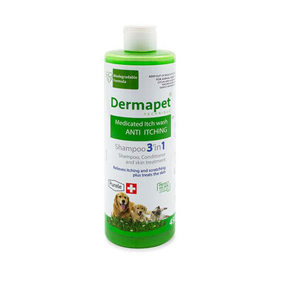 Purele Dermapet Tüm Tüyler İçin Dermatolojik Kedi ve Köpek Şampuanı 450 ml 