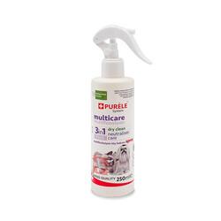 Purele - Purele Dry Clean Kedi ve Köpek Kuru Yıkama Tüy Bakım Spreyi 250 ml 