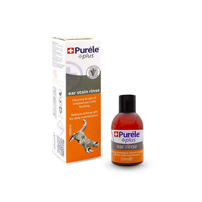 Purele Ear Stain Kedi ve Köpek Kulak Temizleme Solüsyonu 50 ml 