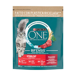 Purina One - Purina One Sterilised Sığır Etli Kısırlaştırılmış Kedi Maması 2 Adet 800 Gr 