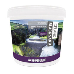 Reeflowers - Reeflowers Iceland Black Sand Akvaryum Kumu 1-2 Mm 25 Kg 
