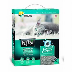 Reflex - Reflex Aktif Karbonlu Topaklanan Kedi Kumu 10 Lt 
