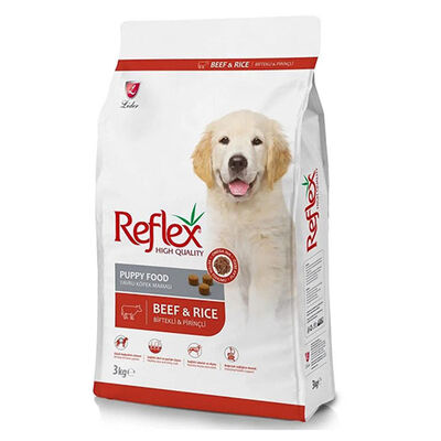 Reflex Biftekli ve Pirinçli Yavru Köpek Maması 3 Kg 