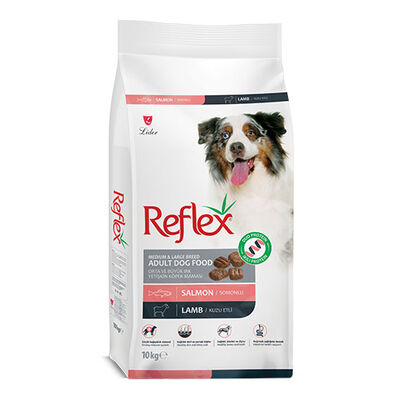 Reflex Duo Orta ve Büyük Irk Somonlu ve Kuzu Etli Yetişkin Köpek Maması 10 Kg 