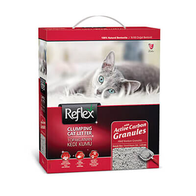 Reflex Granül Aktif Karbonlu Topaklanan Kedi Kumu