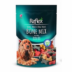 Reflex - Reflex Semi Moist Kemik Mix Yarı Yumuşak Köpek Ödülü 150 Gr 
