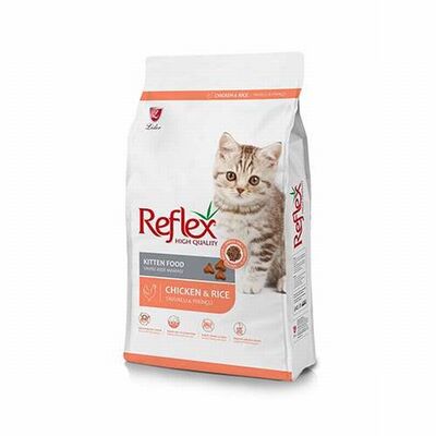 Reflex Kitten Chicken Tavuklu ve Pirinçli Yavru Kedi Maması 15 Kg 