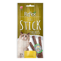 Reflex - Reflex Stick Hindili ve Kuzulu Tahılsız Kedi Ödül Çubuğu 3x5 Gr 