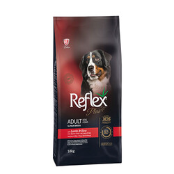 Reflex Plus - Reflex Plus Büyük Irk Kuzulu ve Pirinçli Yetişkin Köpek Maması 18 Kg 