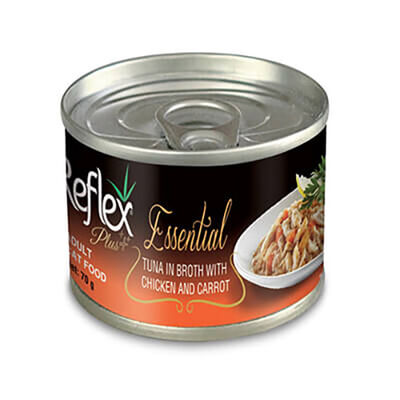 Reflex Plus Essential Ton Tavuk Ve Havuçlu Kedi Konservesi