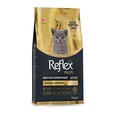 Reflex Plus HypoAllergenic British Shorthair Yavru Kedi Maması 1,5 Kg 