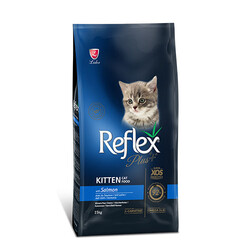 Reflex Plus - Reflex Plus Kitten Somonlu ve Pirinçli Yavru Kedi Maması 15 Kg 