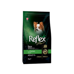 Reflex Plus - Reflex Plus Mini Small Küçük ve Mini Irk Tavuklu Yetişkin Köpek Maması 3 Kg 