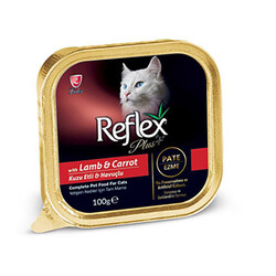 Reflex Plus - Reflex Plus Kuzu Ve Havuçlu Pate Yetişkin Kedi Konservesi