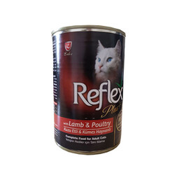 Reflex Plus - Reflex Plus Kuzulu ve Kümes Hayvanlı Yetişkin Kedi Konservesi
