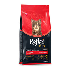 Reflex Plus - Reflex Plus X-Small Breed Kuzulu ve Pirinçli Küçük Irk Yetişkin Köpek Maması 1,5 Kg