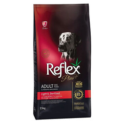 Reflex Plus - Reflex Plus Light Sterilised Orta ve Büyük Irk Kısırlaştırılmış Köpek Maması 15 Kg 