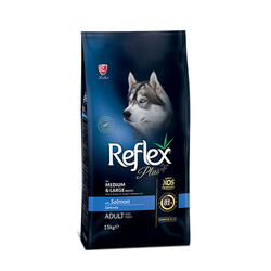 Reflex Plus - Reflex Plus Orta ve Büyük Irk Somonlu Yetişkin Köpek Maması 15 Kg 