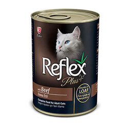 Reflex Plus - Reflex Plus Pate Biftekli Et Parçacıklı Yetişkin Kedi Konservesi