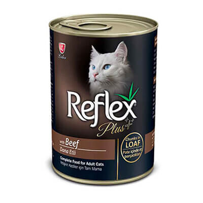 Reflex Plus Pate Biftekli Et Parçacıklı Yetişkin Kedi Konservesi