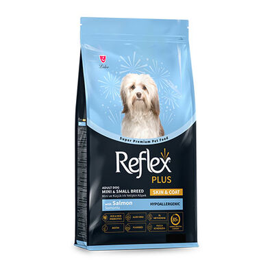 Reflex Plus Skin Coat Somonlu Mini ve Küçük Irk Yetişkin Köpek Maması 3 Kg 