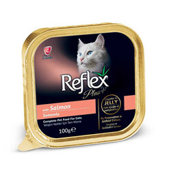 Reflex Plus - Reflex Plus Somonlu Jöle İçinde Yetişkin Kedi Konservesi