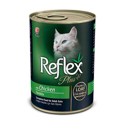 Reflex Plus - Reflex Plus Tavuklu Pate Yetişkin Kedi Konservesi 24 Adet 400 Gr 