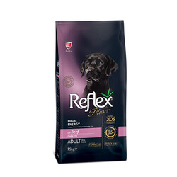 Reflex Plus - Reflex Plus High Energy Yüksek Aktiviteli Dana Etli Yetişkin Köpek Maması 15 Kg 