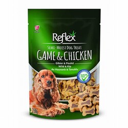 Reflex - Reflex Semi Moist Av Hayvanlı Tavuklu Yarı Yumuşak Köpek Ödülü 150 Gr 