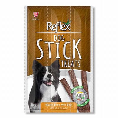 Reflex Stick Biftekli Tahılsız Köpek Ödül Çubuğu 3x11 Gr 
