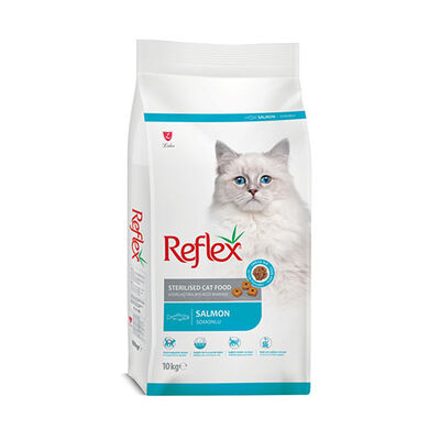 Reflex Sterilised Somonlu ve Pirinçli Kısırlaştırılmış Kedi Maması 10 Kg 