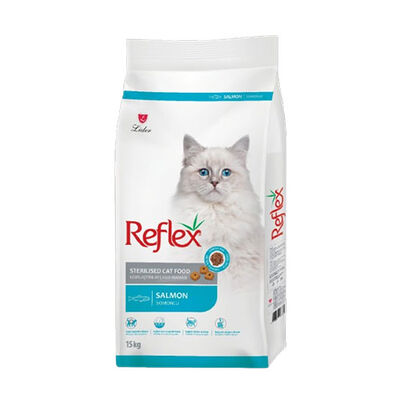 Reflex Sterilised Somonlu ve Pirinçli Kısırlaştırılmış Kedi Maması 15 Kg 