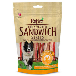 Reflex - Reflex Tavuklu Balıklı Dilim Sandviç Köpek Ödülü 80 Gr 
