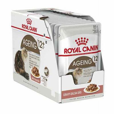 Royal Canin Ageing 12+ Gravy Pouch Yaşlı Kedi Konservesi 6 Adet 85 Gr 
