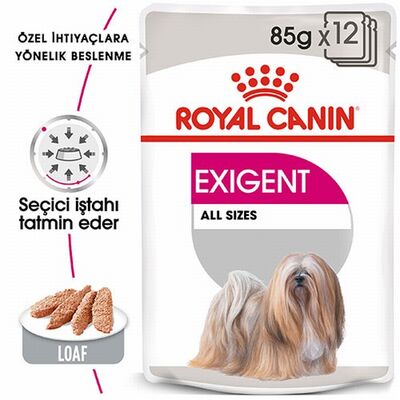 Royal Canin Ccn Exigent Loaf Pate Pouch Küçük Irk Yetişkin Köpek Konservesi 6 Adet 85 Gr 