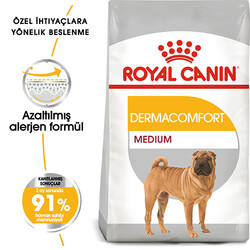 Royal Canin Ccn Medıum Dermacomfort Adult Orta Irk Yetişkin Köpek Maması 12 Kg - Thumbnail