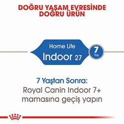 Royal Canin Indoor 27 Evde Yaşayan Yetişkin Kedi Maması 2 Kg - Thumbnail