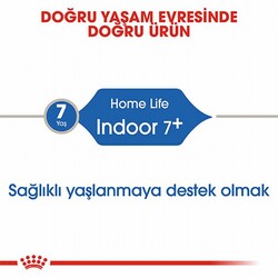 Royal Canin İndoor 7+ Evde Yaşayan Yaşlı Kedi Maması 3,5 Kg - Thumbnail